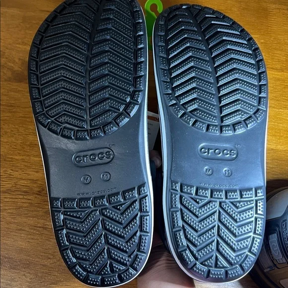 CROC UNIXES Bayaband Black Clogs size M 11 - Picture 6 of 6